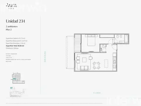 Departamento - Nuñez