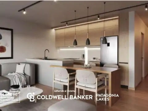 Departamento 2 ambientes con 1 baño