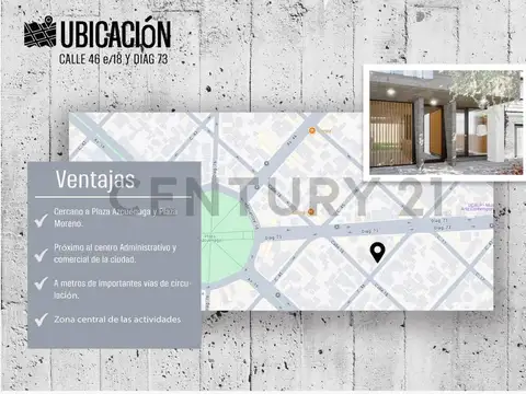 Oficina Monoambiente con 1 baño