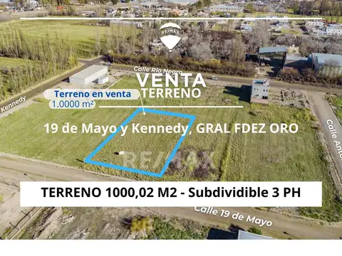VENTA DE LOTE FERNANDEZ ORO