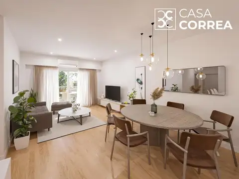 Departamento 3 ambientes con 2 baños