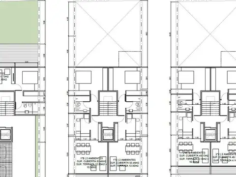 Terreno en Venta 44  mts Fondo