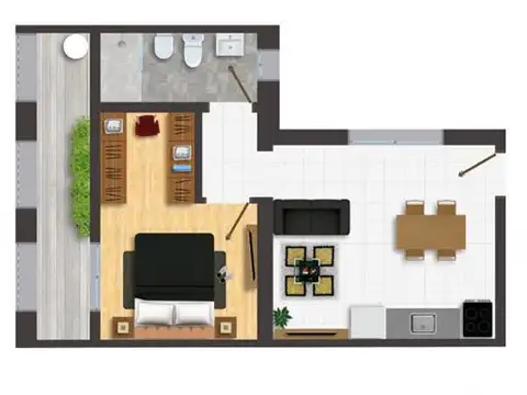 Departamento en Venta en Palermo, USD 110.000