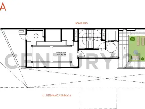 Departamento 3 ambientes con 1 baño