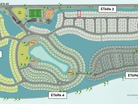 Terreno en Venta de 883,0 m2