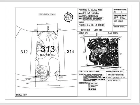 Terreno en Venta de 802,0 m2