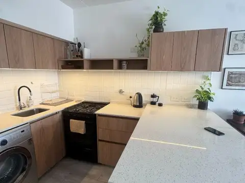 Departamento 2 ambientes con 2 baños