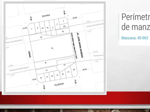 Terreno en Venta, FOS 1