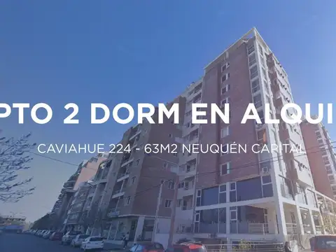 DEPTO 2 DORM EN ALQUILER CAVIAHUE 224