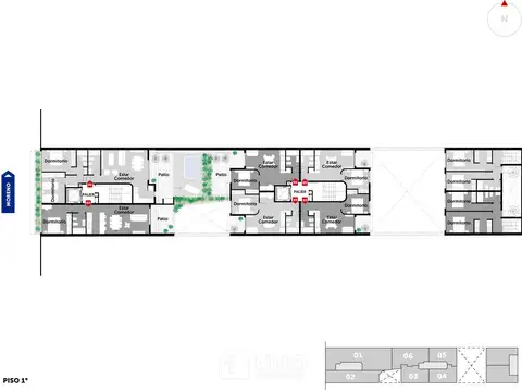 Moreno 1100, Piso 00