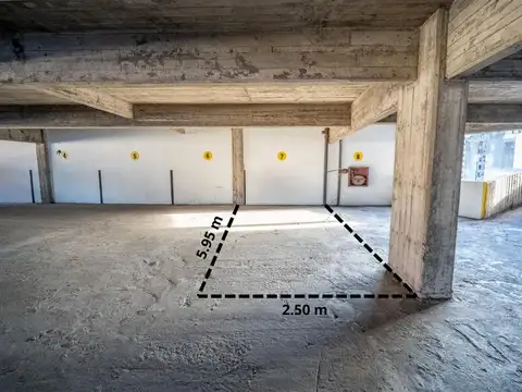 COCHERA EN VENTA CENTRO QUINTO PISO