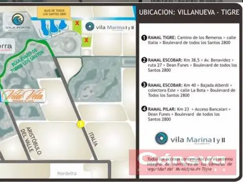 Terreno en Venta 14  mts Fondo