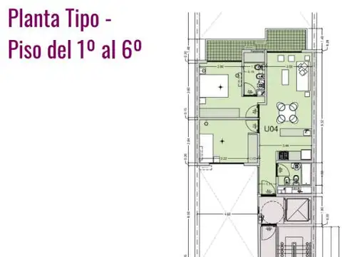 Paraguay 3334 1° U102