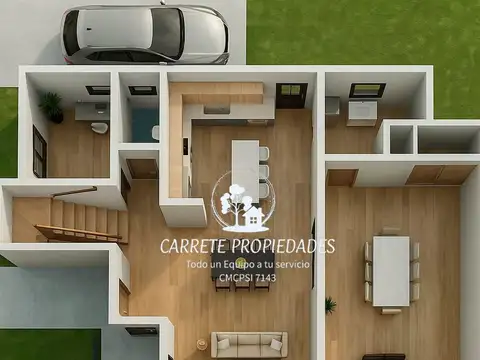 Casa en Venta con 3 cocheras