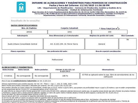 Venta Terreno para Desarrollo, Tres Cruces