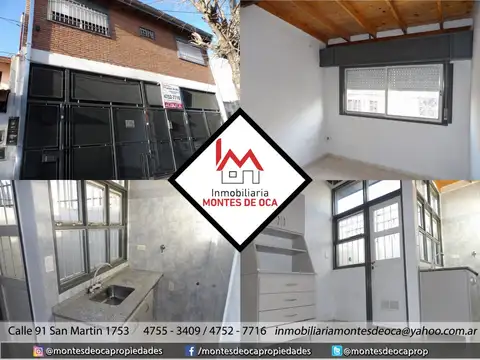 ALQUILER - DEPTO 2 AMB 1° PISO POR ESCALERA CON PATIO