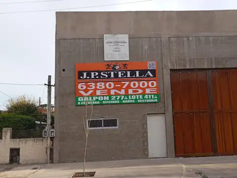 Galpón Industrial a Estrenar 277 m² Edif. - Oficina, baños y vestuarios - Tablada