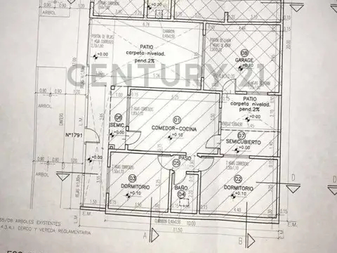 Arrecifes 1700, Piso 0