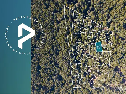 VENTA Terreno UF 5C, Apto 2 UF 2.121m2, con vista al Lago en Barrio Exclusivo COTA MIL