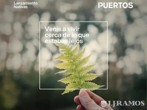 Terreno en Venta en Puertos - Barrio Nativas, USD 145.000