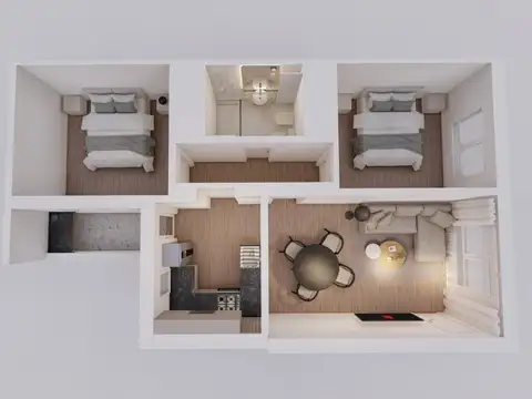 Departamento en Venta de 3 ambientes