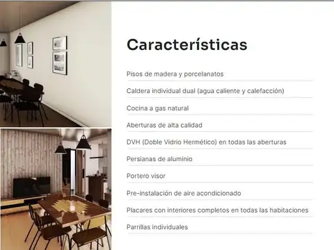 Departamento en Venta de 2 ambientes