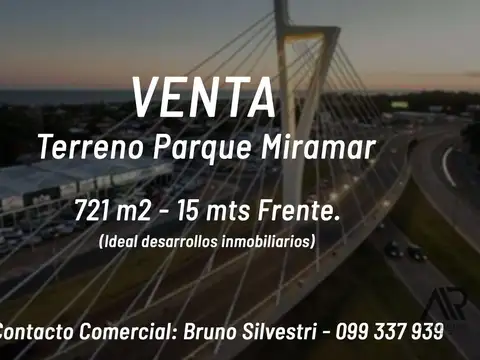 Terreno en venta de 721m2 ubicado en Barra de Carrasco