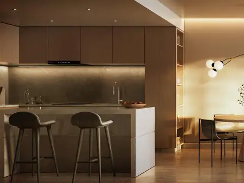 Departamento Monoambiente con 1 baño