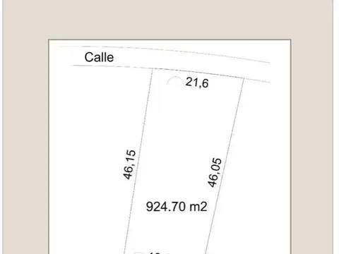 Terreno en Venta de 924,0 m2