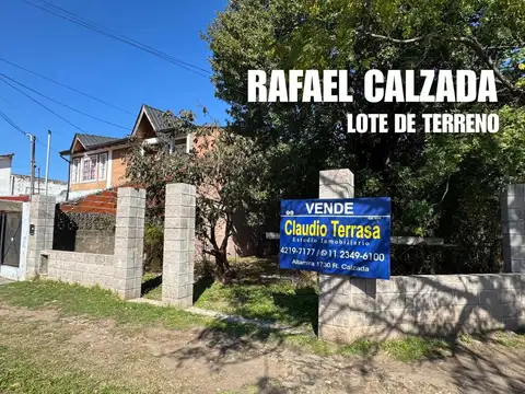 LOTE DE TERRENO EN ESQUINA EN R. CALZADA