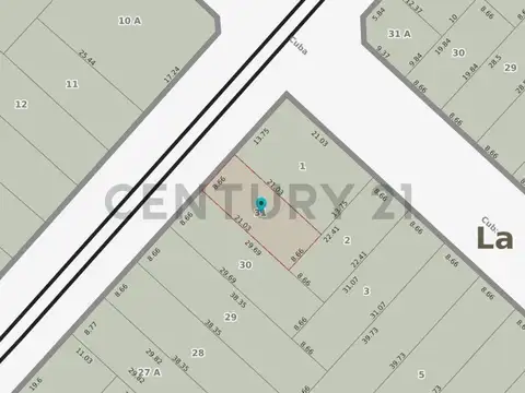 Terreno en Venta de 182,0 m2