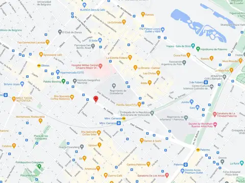 Avenida Cabildo e/ Concepción Arenal y Santos Dumont