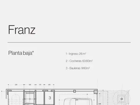 Departamento en Venta con 1 cocheras