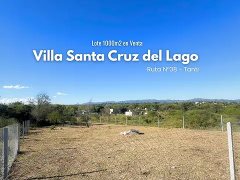 Lote plano 1000m2 Tanti, Córdoba