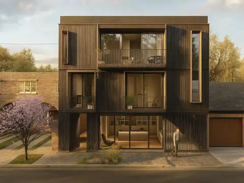 departamento 2 ambientes en venta en lujan centro desde el pozo con balcón y cochera