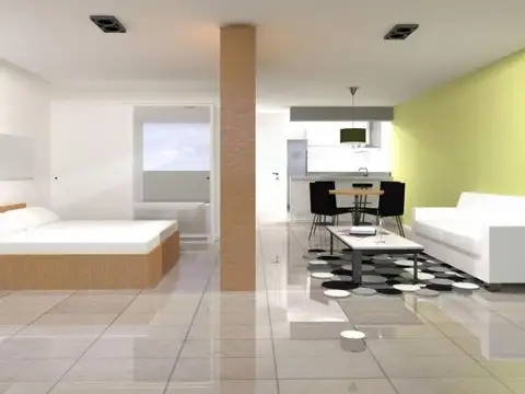 Departamento Monoambiente con 1 baño