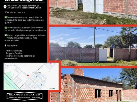 Casa a Terminar .Pje. Fortín Los Pozos (casi Nicolás Acosta)