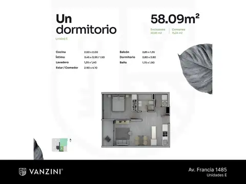 Departamento monoambientes, 1 y 2 dormitorios con amenities y financiación