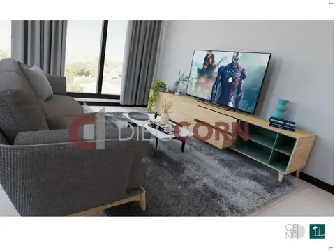 Departamento 2 ambientes con 1 baño