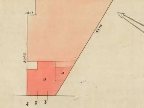 Terreno en Venta 7  mts Frente