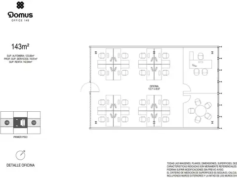 Oficina en Venta con 4 cocheras