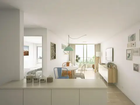 Departamento 3 ambientes con 1 baño