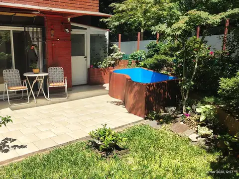 3 ambientes 120M2 patio parque piscina y bauleras cocina separada