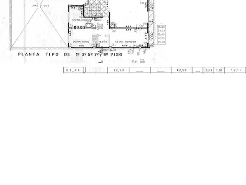 Corrientes 1900, Piso 3