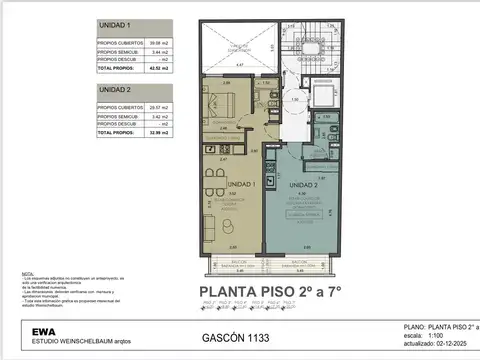 Departamento Monoambiente con 1 baño