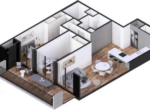 Departamento en  Palermo Hollywood