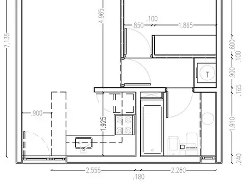 Departamento en Alquiler con 1 cocheras