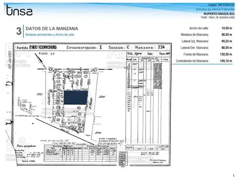 LOTE TERRENO 1338m2 EN VENTA DISTRITO SUR TIGRE