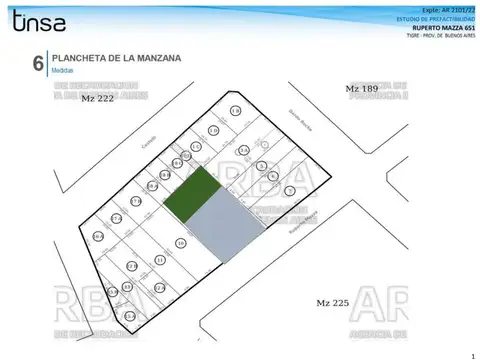 Terreno en Venta de 1338,0 m2