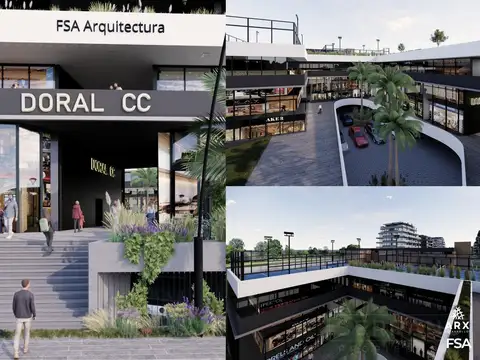 MGA. oficina con frente interno Doral Centro Comercial,Avda Italia al 4000 , Villanueva